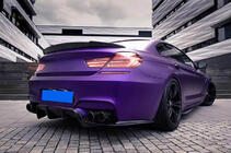 BMW 6-serien F12/F13/F06 2011–2018 Diffusor till bakre stötfångaren FRP V2 (för M6) foto 11