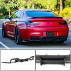 BMW 6-serien F12/F13/F06 2011–2018 Bakre stötfångardiffuser V3 (för M6, kolfiber) foto 1