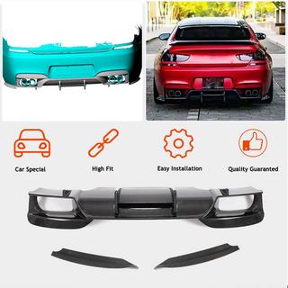 Bakre stötfångardiffuser V3 (för M6, kolfiber) BMW 6-serien F12/F13/F06 2011–2018 foto 2