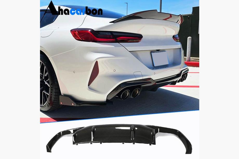 BMW 8-serie G14/G15/G16 2018– Bakre stötfångardiffusor (för F93, kolfiber) Image