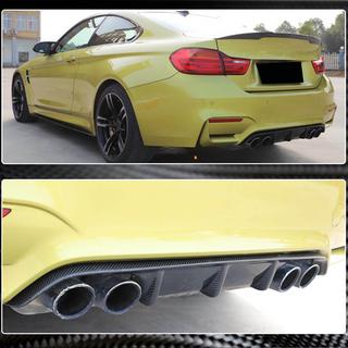 Bakre stötfångardiffusor V10 (för F80, kolfiber) BMW 3-serien F30/F31 2012–2019 foto 1