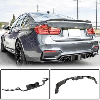 V12 diffuser till bakre stötfångare (för F80, kolfiber) BMW 3-serien F30/F31 2012–2019 foto 1