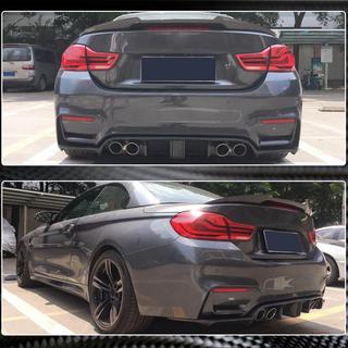 V12 diffuser till bakre stötfångare (för F80, kolfiber) BMW 3-serien F30/F31 2012–2019 foto 4