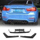 BMW 3-serien F30/F31 2012–2019 ABS bakre stötfångardiffusor V14 (för F80) foto 1