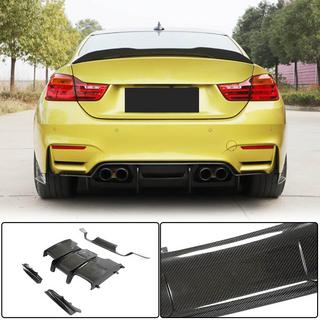 Bakre stötfångardiffusor V1 (för F82/F83, kolfiber) BMW 4-serie F32/F33/F36 2012–2020 foto 1