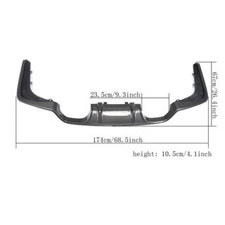 Bakre stötfångardiffusor V2 (för F82/F83, kolfiber) BMW 4-serie F32/F33/F36 2012–2020 foto 1