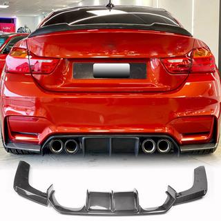Bakre stötfångardiffusor V4 (för F82/F83, kolfiber) BMW 4-serie F32/F33/F36 2012–2020 foto 2