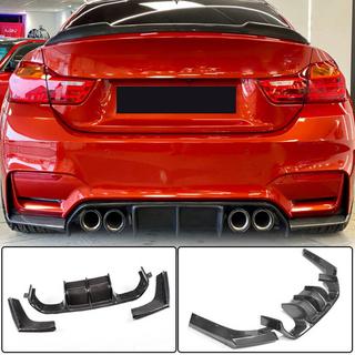 Bakre stötfångardiffusor V4 (för F82/F83, kolfiber) BMW 4-serie F32/F33/F36 2012–2020 foto 3