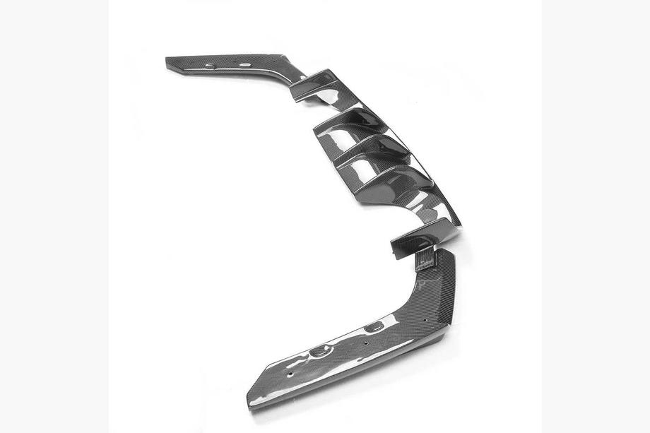BMW 4-serie F32/F33/F36 2012–2020 Bakre stötfångardiffusor V4 (för F82/F83, kolfiber) Image