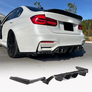 Bakre stötfångardiffuser V5 (för F82/F83, kolfiber) BMW 4-serie F32/F33/F36 2012–2020 foto 1