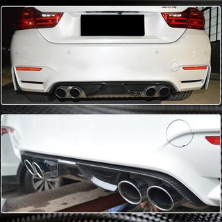 Bakre stötfångardiffusor V7 (för F82/F83, kolfiber) BMW 4-serie F32/F33/F36 2012–2020 foto 3