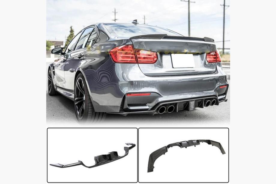 BMW 4-serie F32/F33/F36 2012–2020 Bakre stötfångardiffusor V12 (för F82/F83, kolfiber) Image