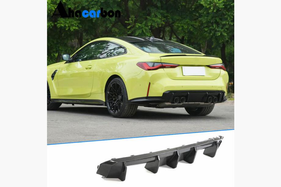 BMW 3-serien G20/G21 2018– Bakre diffusor V1 (för G80, kolfiber) Image