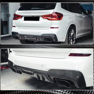 Bakre stötfångardiffusor (för original M-Sport 2018-2021, kolfiber) foto 3