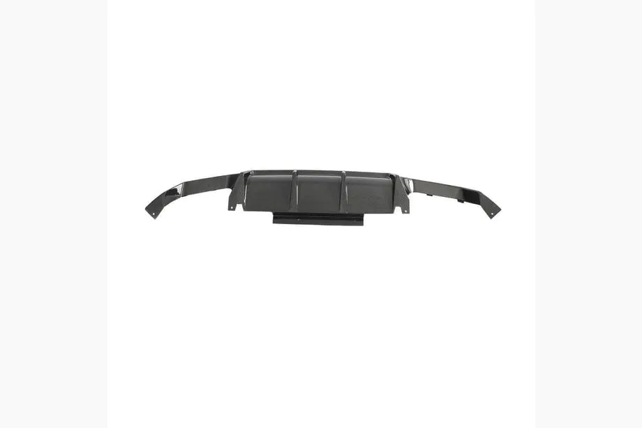BMW X4 G02 2018– Bakre stötfångardiffuser (för F98 2022-2025, kolfiber) Foto 8