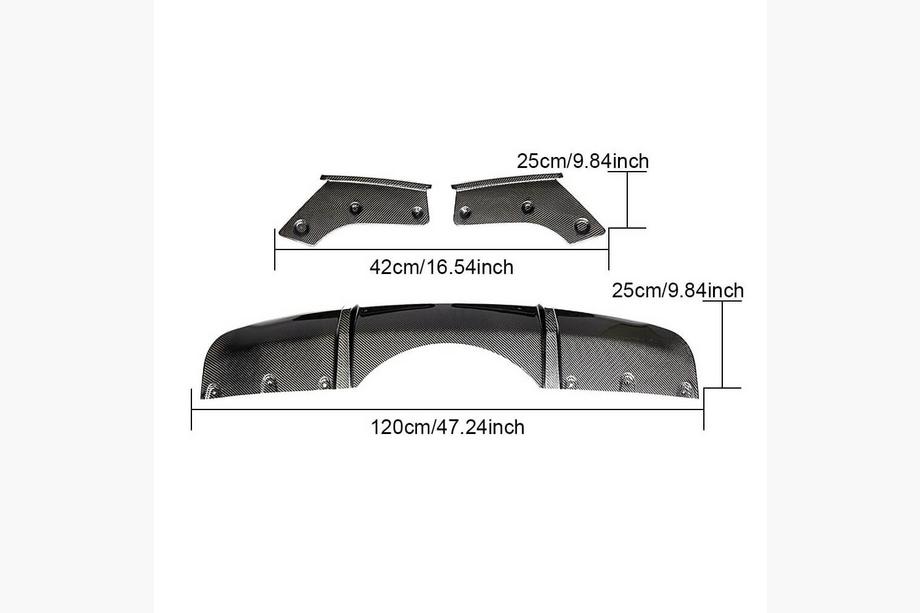BMW X5 F15 2013–2018 Bakre diffuser V1 (för M-Sport, kolfiber) Image
