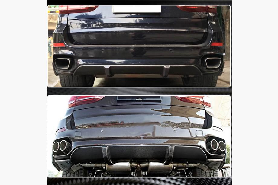 BMW X5 F15 2013–2018 Bakre diffusor V3 (för M-Sport, kolfiber) Foto 5