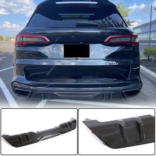 Bakre stötfångardiffusor V1 (2018-2022, äkta kolfiber) BMW X5 G05 2019–2026 foto 1