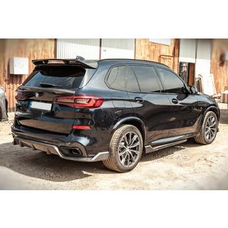 Bakre stötfångardiffusor V2 (2018-2022, äkta kolfiber) BMW X5 G05 2019–2026 foto 2