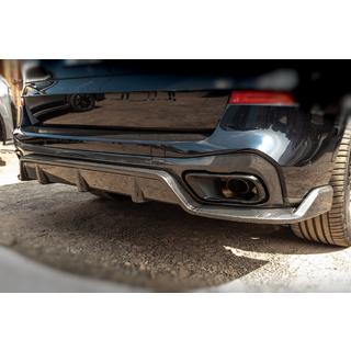 Bakre stötfångardiffusor V2 (2018-2022, äkta kolfiber) BMW X5 G05 2019–2026 foto 1