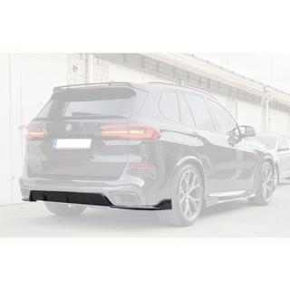Bakre stötfångardiffusor V2 (2018-2022, högblank svart) BMW X5 G05 2019–2026 foto 1