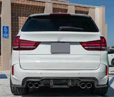 BMW X5 F15 2013–2018 Bakre stötfångardiffusor V1 (för F85, kolfiber) foto 3