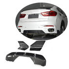BMW X6 F16 2014–2019 Bakre diffuser V1 (för M-Sport, kolfiber) foto 1