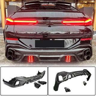 Bakre diffuser (för M-Sport, 2018-2022, kolfiber) BMW X6 G06 2019–2027 foto 1