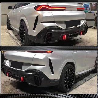 Bakre diffuser (för M-Sport, 2018-2022, kolfiber) BMW X6 G06 2019–2027 foto 3