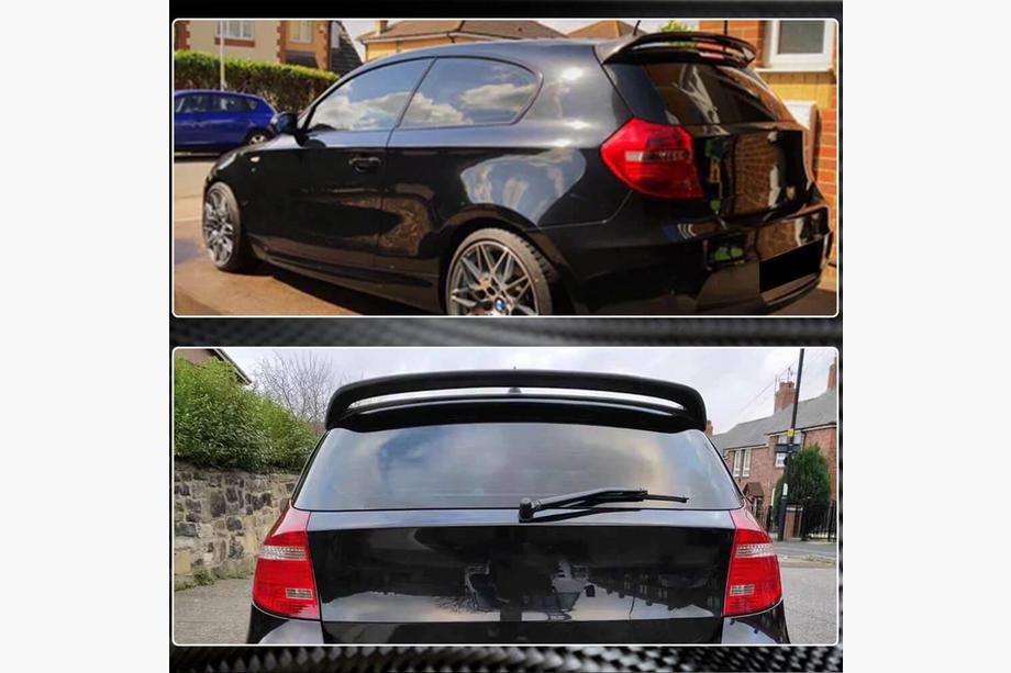 BMW 1-serie E81/E82/E87/E88 2004–2011 Spoiler (för E81/E87, kolfiber) Foto 6