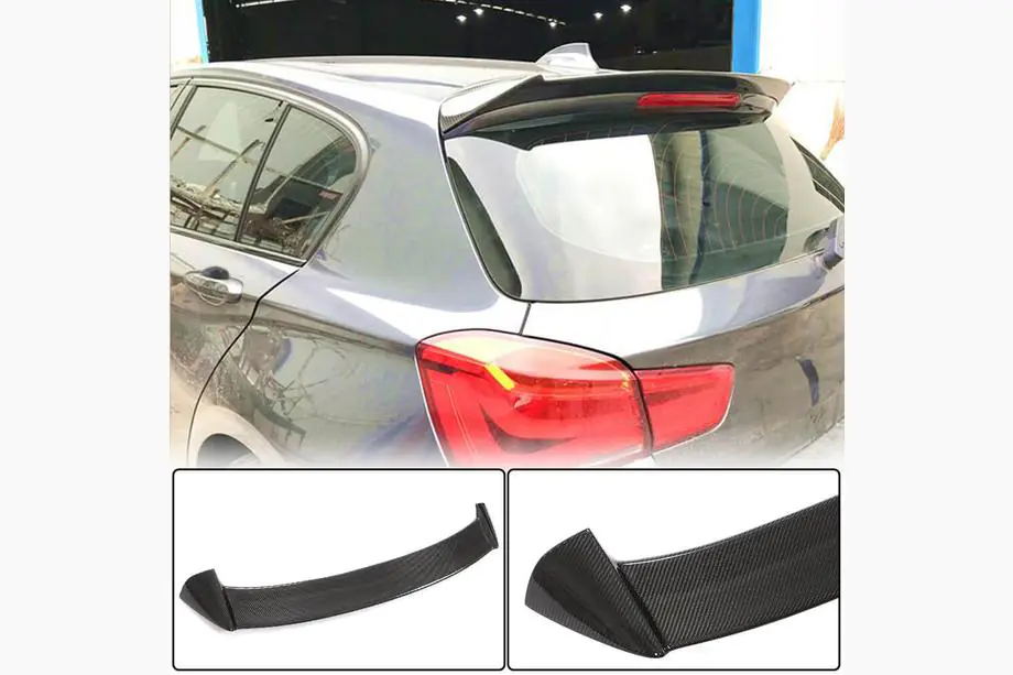 BMW 1-serien F20/F21 2011–2019 Spoiler V2 (för F20/F21, kolfiber) Foto 1