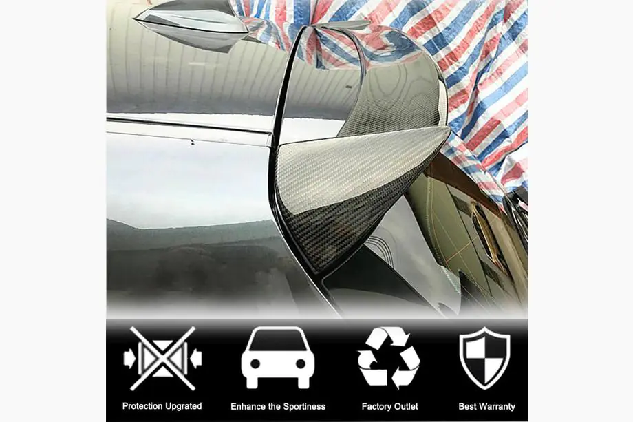 BMW 1-serien F20/F21 2011–2019 Spoiler V2 (för F20/F21, kolfiber) Foto 2