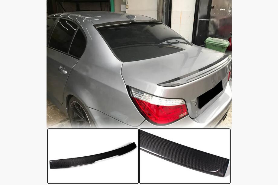 BMW 5-serien E60/E61 2003–2010 Bakrutespoiler (för sedan, kolfiber) Image