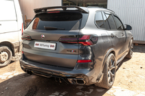 BMW X5 G05 2019–2026 Bakrutespoiler V3 (Äkta kolfiber) foto 10