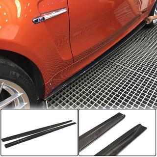 Sidokjolsförlängningar i kolfiber (för E82, kolfiber) BMW 1-serie E81/E82/E87/E88 2004–2011 foto 1