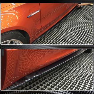 Sidokjolsförlängningar i kolfiber (för E82, kolfiber) BMW 1-serie E81/E82/E87/E88 2004–2011 foto 4