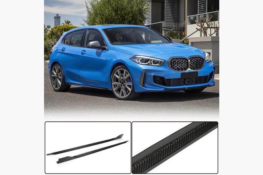 BMW 1-serien F40 2019–2024 Tröskellister (för M-Sport, kolfiber) Image