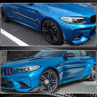 BMW 2-serien F22/F23 2014–2021 Sidoskärtsförlängningar i kolfiber V4 (för M-Competition) foto 5