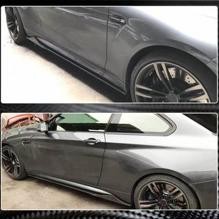 Sidoskörtsförlängare V1 (för F87, kolfiber) BMW 2-serien F22/F23 2014–2021 foto 4