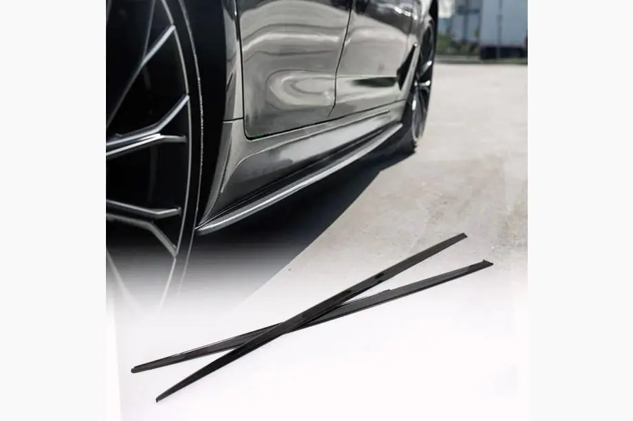 BMW 3-serien F30/F31 2012–2019 Sidokjolsförlängare V1 (för M-Sport sidokjolar, kolfiber) Image