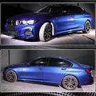 BMW 3-serien G20/G21 2018– Sidoskirts V2 (för G20 M-Sport, kolfiber) foto 4