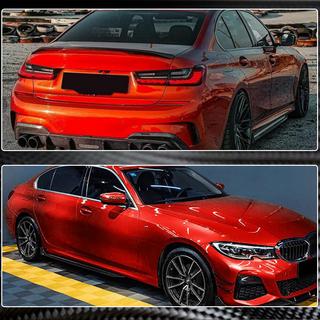 Sidokjolar V3 (för G20 M-Sport, kolfiber) BMW 3-serien G20/G21 2018– foto 3