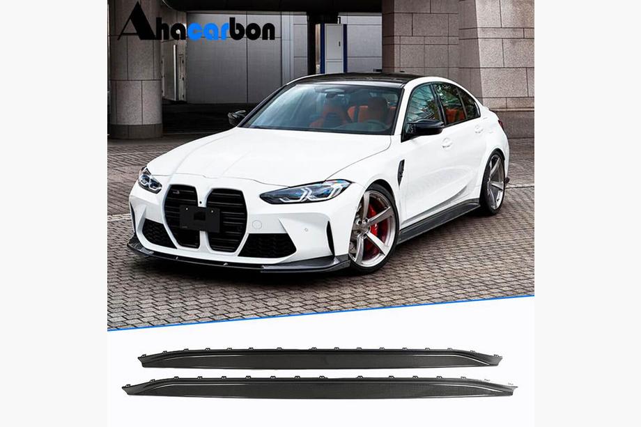 BMW 3-serien G20/G21 2018– Sidoskirtsförlängare V5 (för G80, kolfiber) Image
