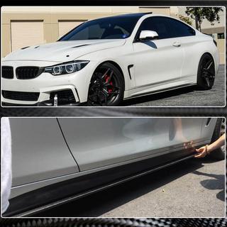 Sidokjolsförlängningar V2 (för F32/F33 M-Sport, kolfiber) BMW 4-serie F32/F33/F36 2012–2020 foto 4