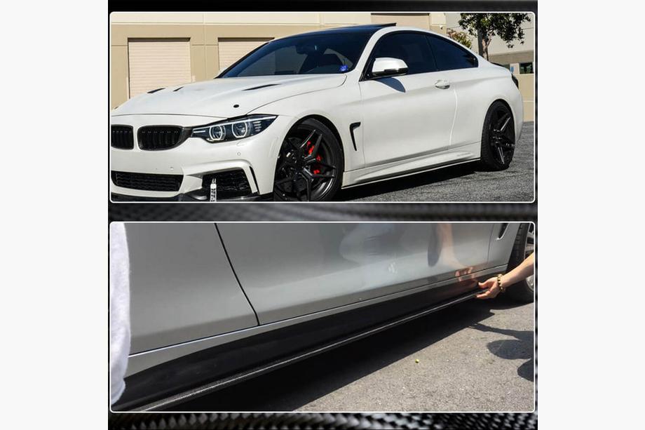 BMW 4-serie F32/F33/F36 2012–2020 Sidoskirtförlängare ABSV4 (för M-Sport) Foto 4
