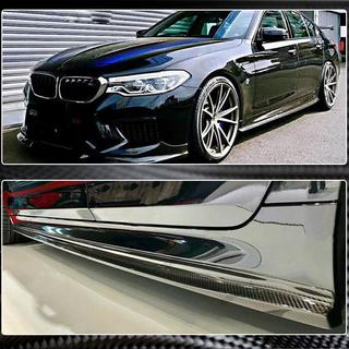 Sidokjolar V2 (för M-Sport/M5, kolfiber) BMW 5-serien G30/G31 2017–2023 foto 4