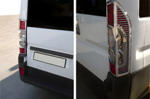 Peugeot Boxer 2006–2025 Bakljuslister med böj (2 st, plast) foto 1
