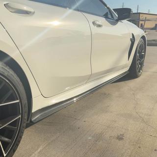 Sidokjolsförlängare V1 (för G16 M-Sport/F93 M8, kolfiber) BMW 8-serie G14/G15/G16 2018– foto 4