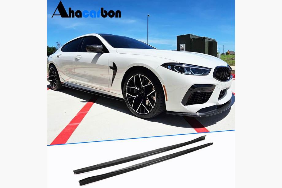 BMW 8-serie G14/G15/G16 2018– Sidokjolsförlängare V1 (för G16 M-Sport/F93 M8, kolfiber) Image