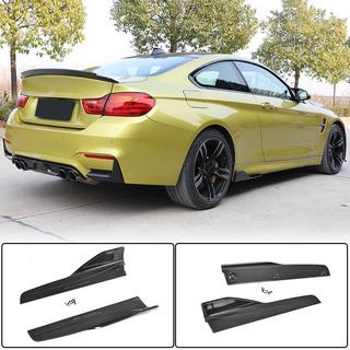 V4 sidokjolsförlängningar (för F82/F83, kolfiber) BMW 4-serie F32/F33/F36 2012–2020 foto 1